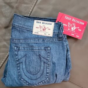 NWT True Religion Ricky Relaxed Straight sz35×30